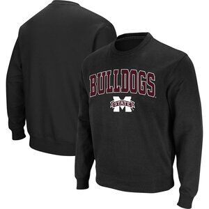 Colosseum Mississippi State Bulldogs Arch Logo Tackle Twill Sweatshirt NWT Sz XL
